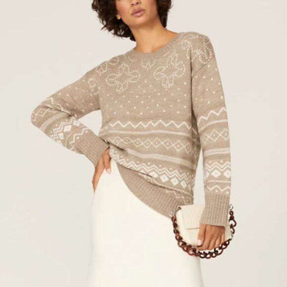 Medium - THAKOON - Wool Fair Isle Intarsia Sweater Rent the Runway $250 msrp - Picture 5 of 14